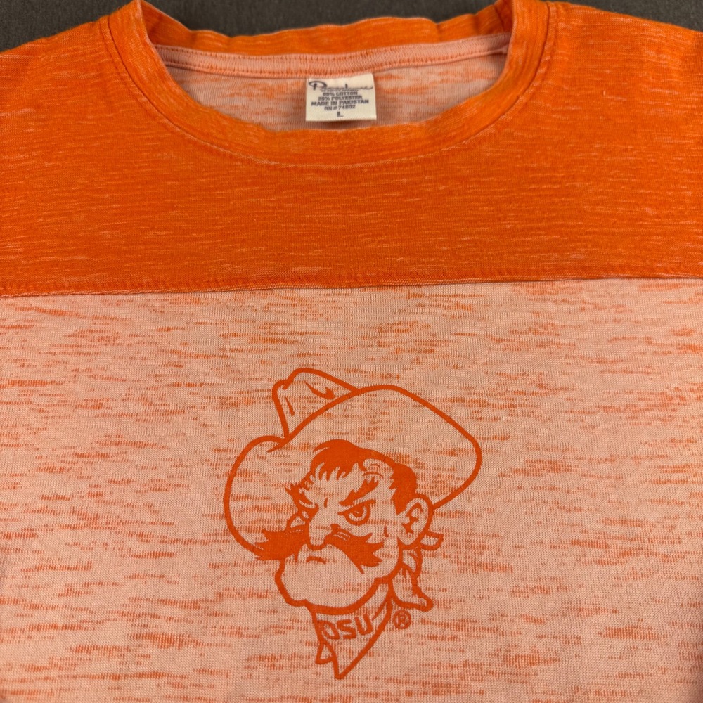 Pressbox Oklahoma State University Pistol Pete Spirit Jersey Orange Large